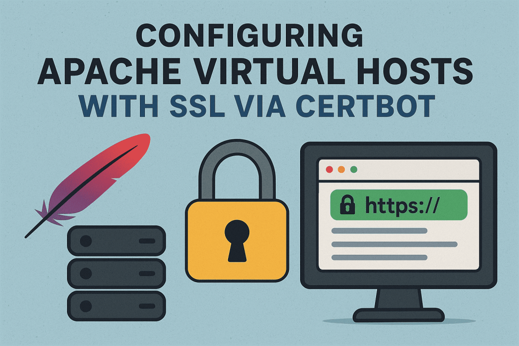 Configuring Apache Virtual Hosts with SSL via Certbot